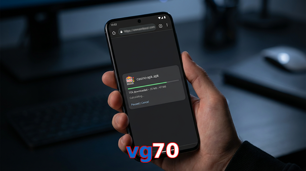 Main screen of Vg70 apk page for PK players